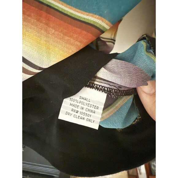 Double D Ranch Sheer Jacket, Southwest, MultiColor, Size Small, Full Zip - Picture 4 of 4